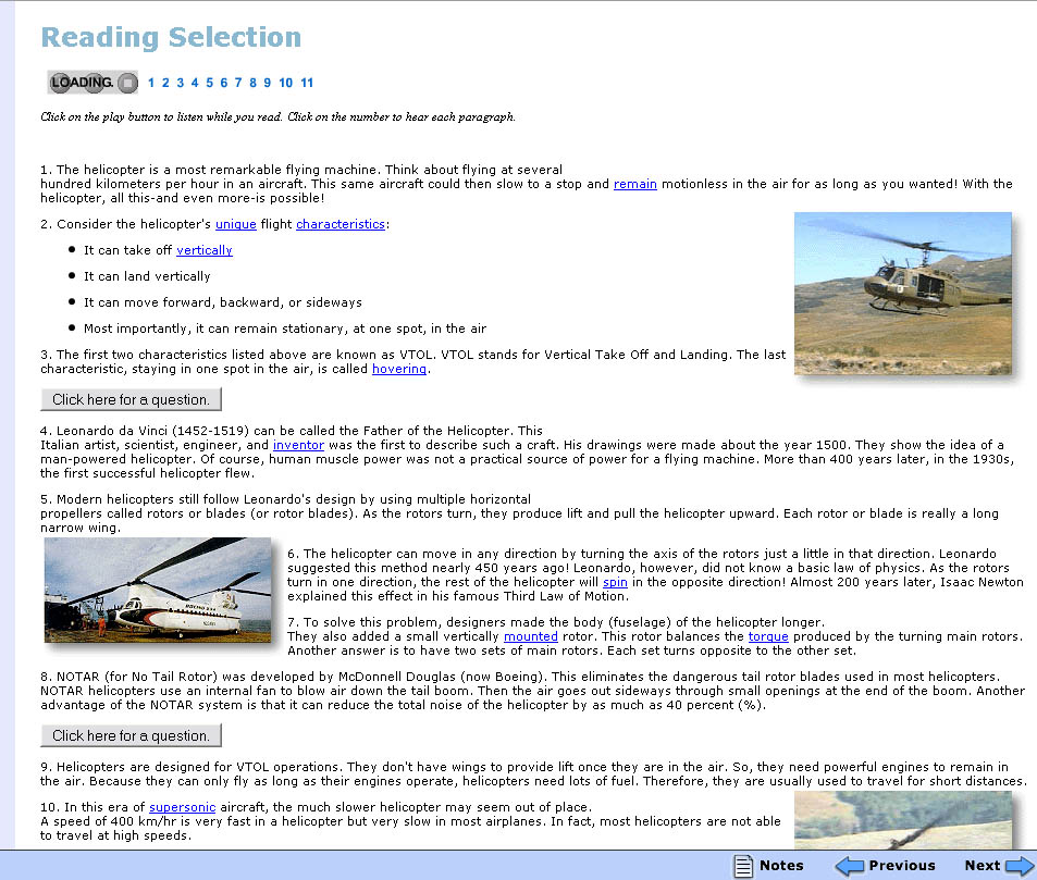 ICAO Aviation English course screenshot